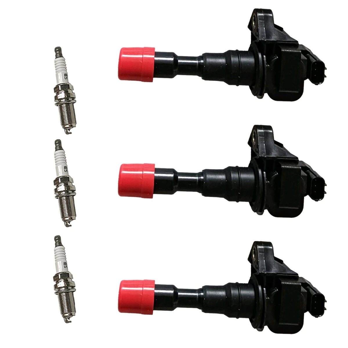 3PCS Ignition Coil & Denso Iridium Spark Plug for Honda Insight (2000–2006)