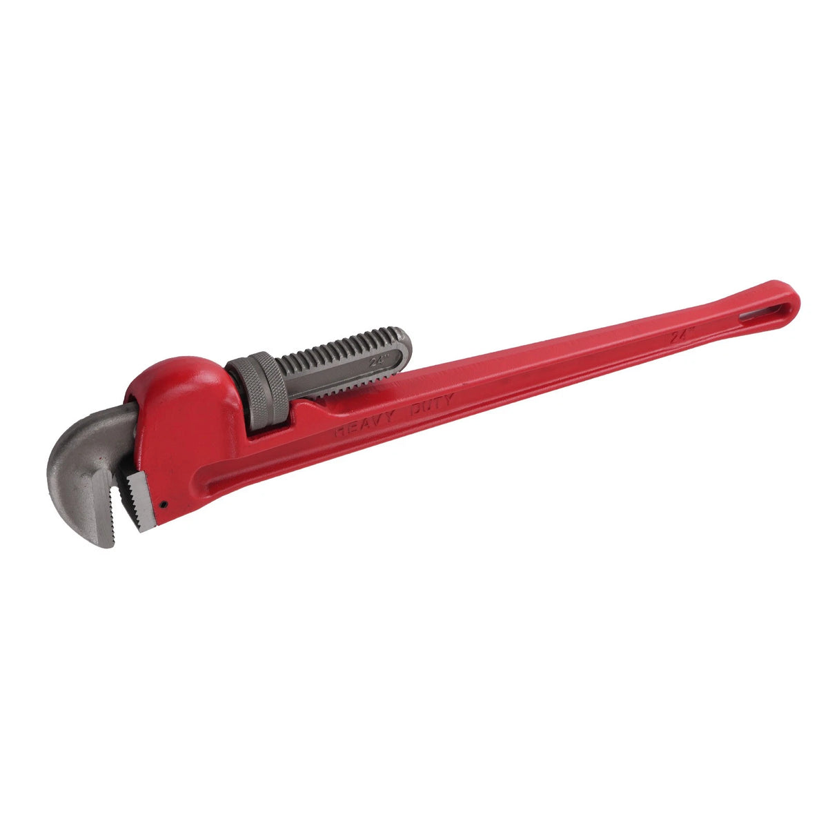24in Adjustable Pipe Wrench 85mm Jaw Heavy Duty CRV Steel