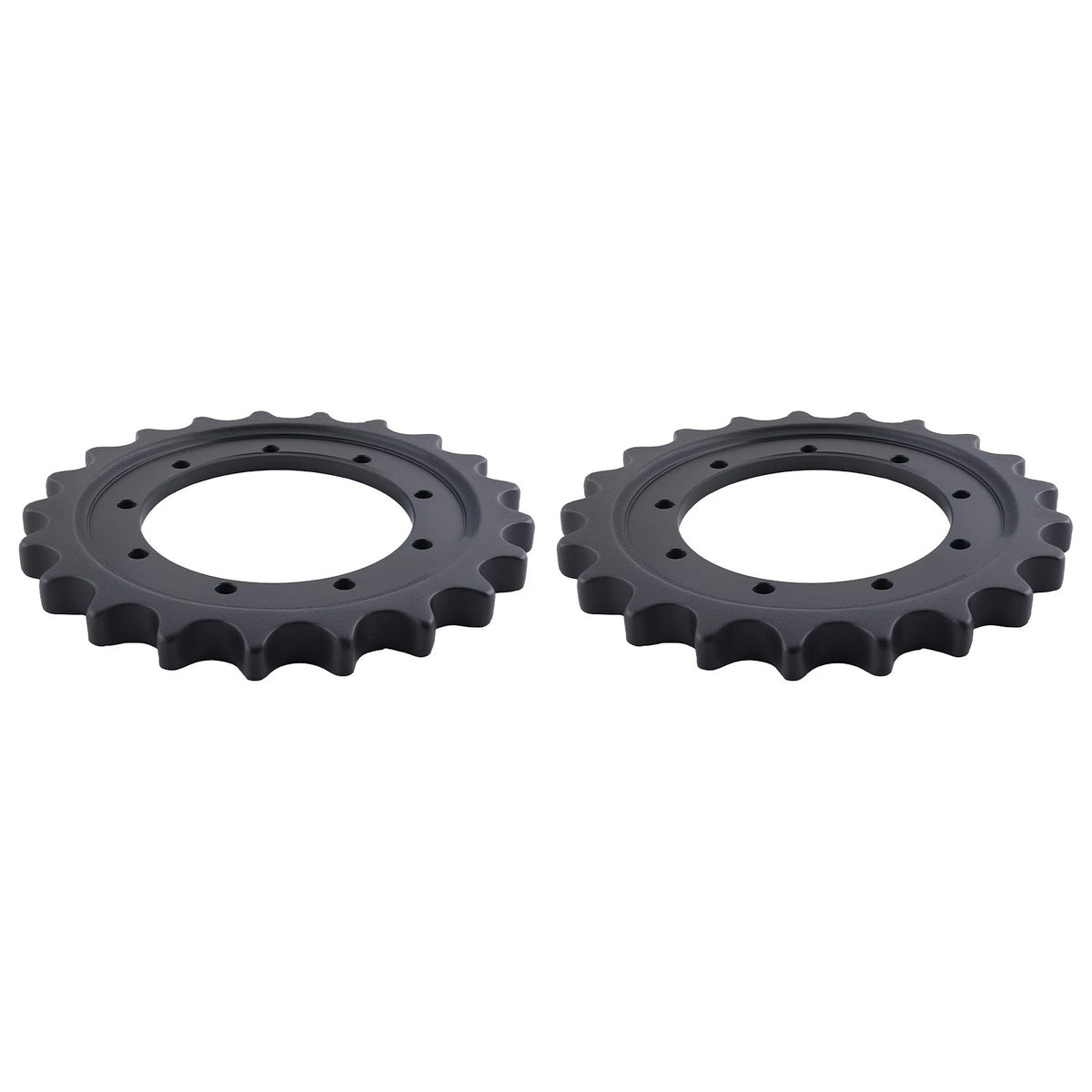 2Pcs Drive Sprocket for Kubota/Hitachi Excavator (21 Teeth, Steel, 2039666)