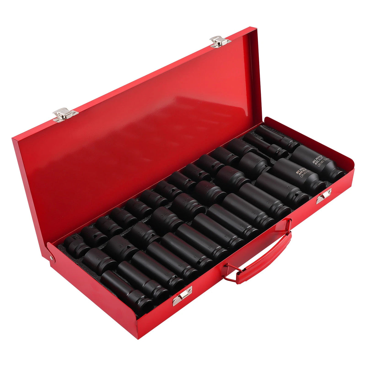 35 pcs Deep Impact Socket Set for Lug Nut Removal (12-15mm)