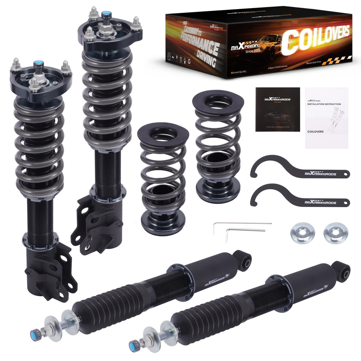 Maxpeedingrods T7 Coilovers Lowering Kit for Honda Civic (2006–2011)