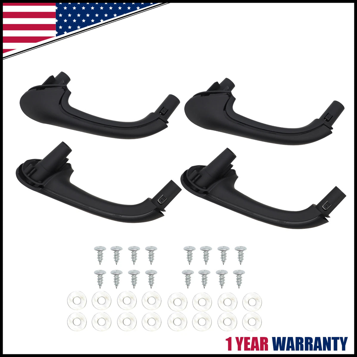 Set of 4 Interior Door Pull Handles for Mercedes-Benz C-Class W203 (2001–2007)