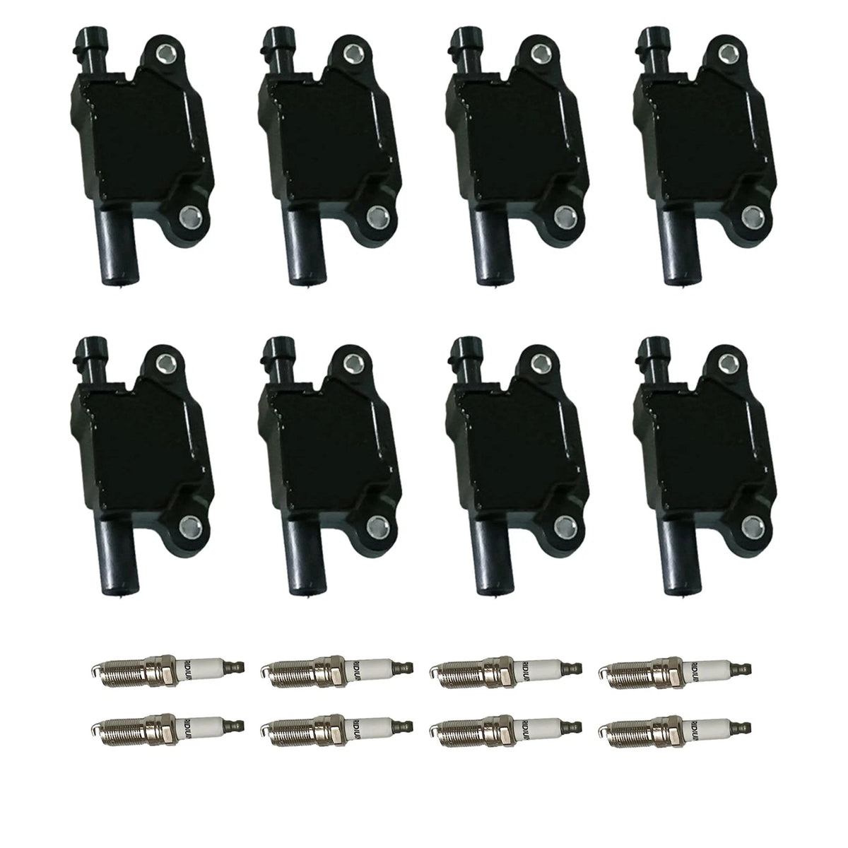 Set of 8 Ignition Coils & Iridium Spark Plugs for Escalade Camaro V8