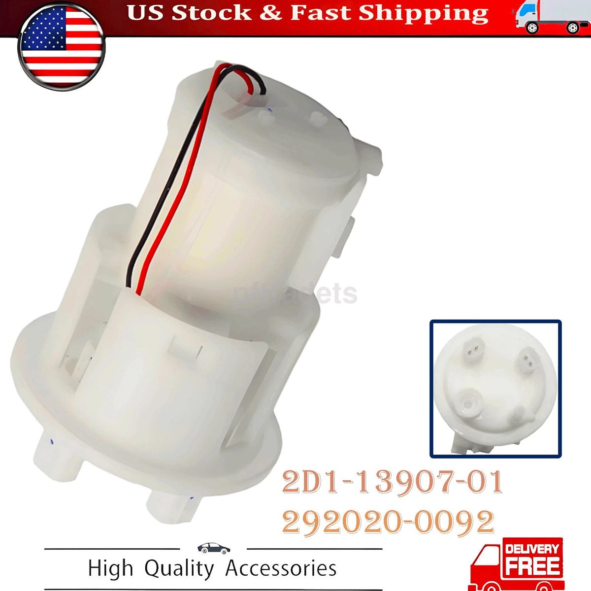 Fuel Pump Assembly for Yamaha FZ1 FZ1N FZ1NA FZ1S Fazer (2007–2008) 2D1-13907-01