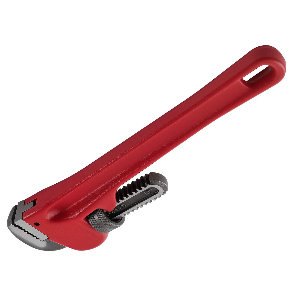 10 in Heavy Duty Pipe Wrench Adjustable CRV Steel Serrated Jaw 250mm