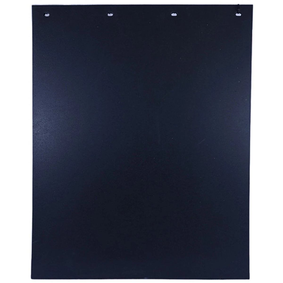 Black Rubber Mud Flap with Splash Guard for Universal Fit (24 x 30 x 1/2 Inch)