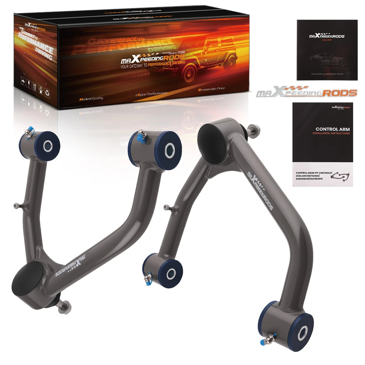 2-4" Lift Upper Control Arm Kit for Chevy Silverado 1500 GMC Sierra 1500 (2007–2018)