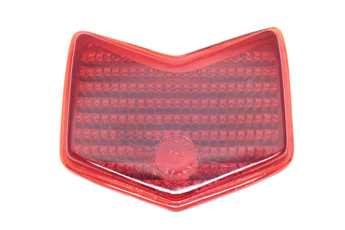 Red Glass Taillight Lens for Yankee 265, T-309, T309 (NOS)