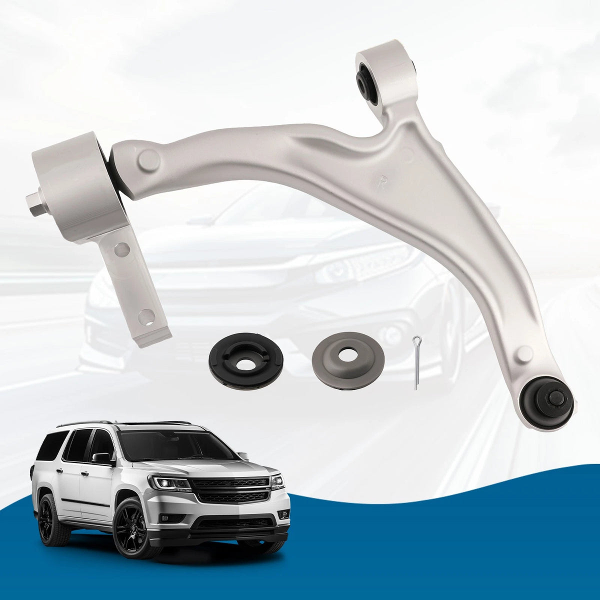 Passenger Side Front Lower Control Arm w/ Ball Joint for Honda Pilot (2009–2015)