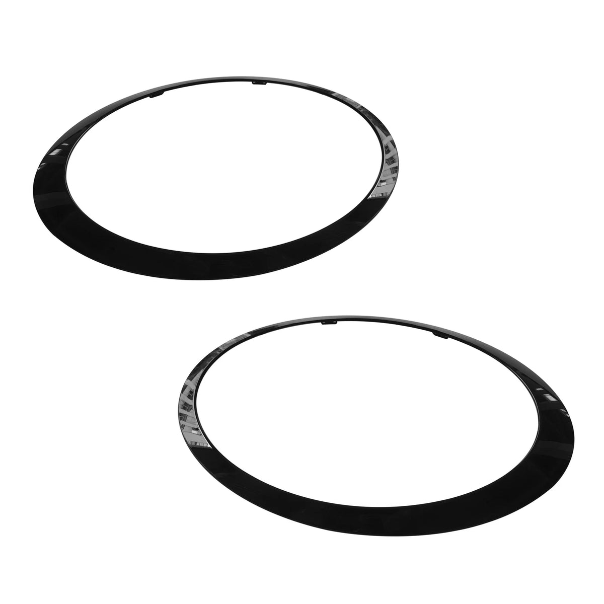 2pcs Gloss Black Headlight Trim Ring for Mini Cooper (2007–2015)