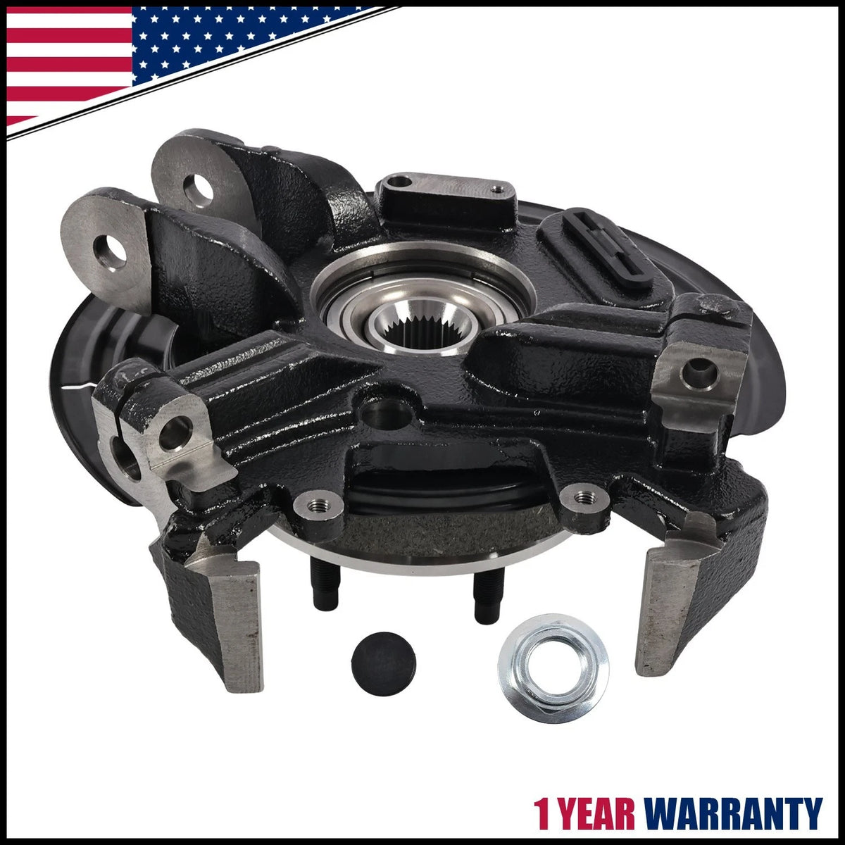 Rear Right Wheel Bearing Hub Steering Knuckle Assembly for Ford Explorer (2002–2005)