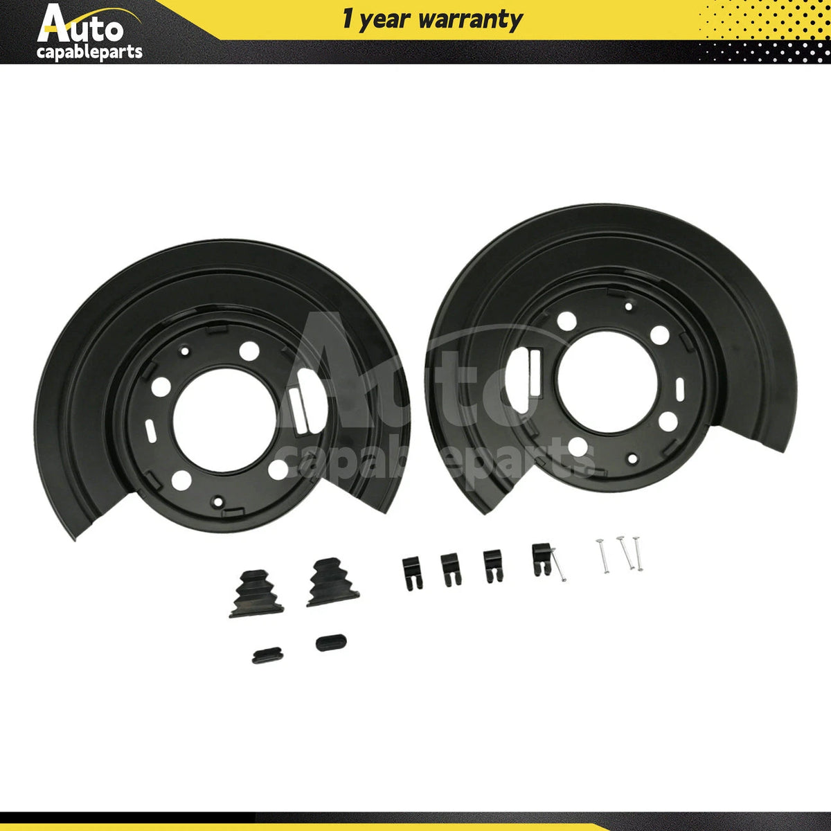2X Rear Brake Dust Shield Backing Plates for Ford F250 F350 Excursion