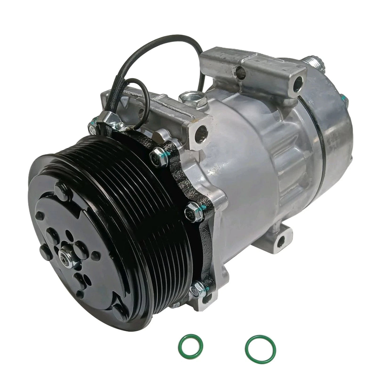 A/C Compressor w/ Clutch 8-Groove Pulley for Ford F-650 F-750 (2004–2015) CO4666C