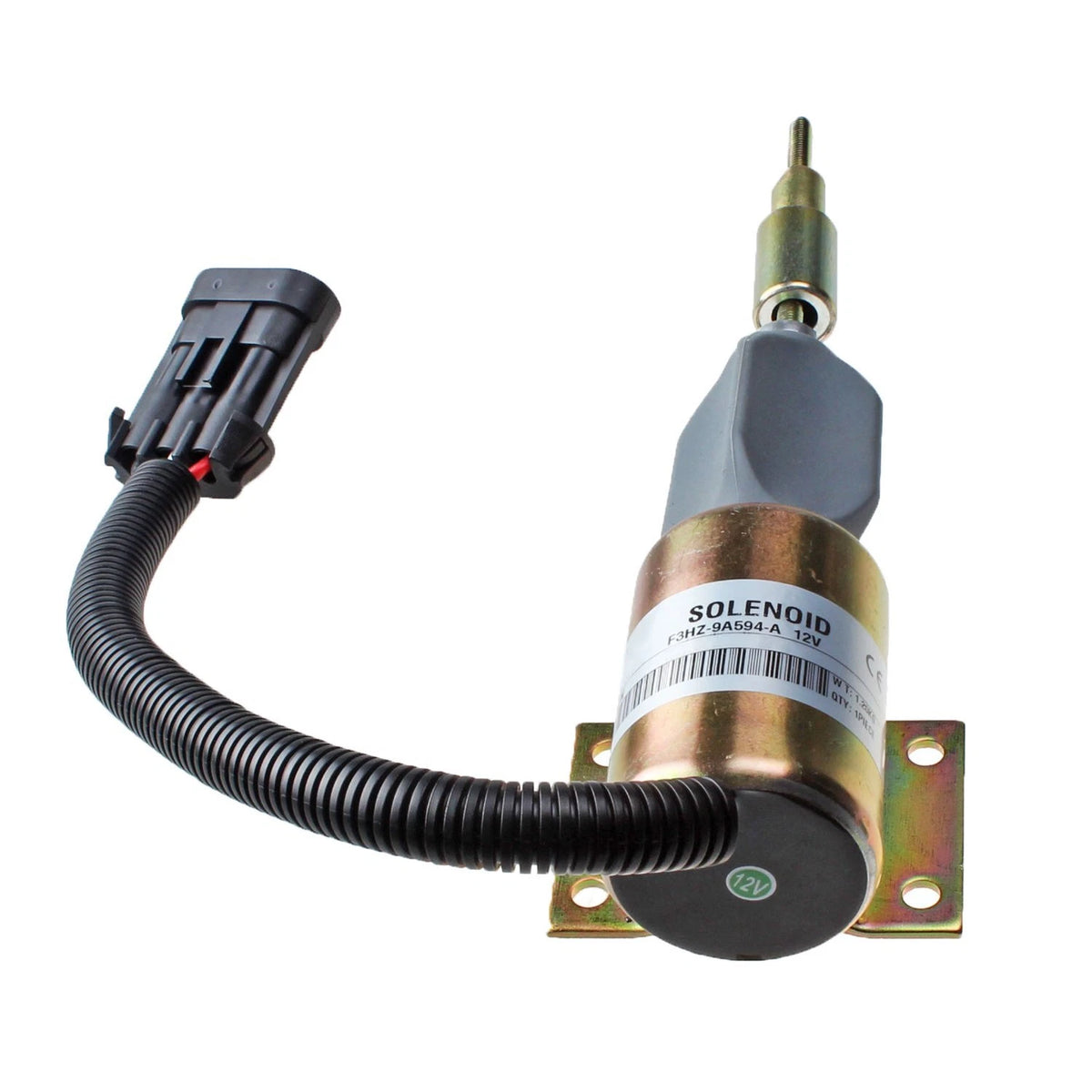 12V Stop Solenoid F3HZ-9N392-D F3HZ-9A594-A for Ford 7.8L (Heavy Truck)