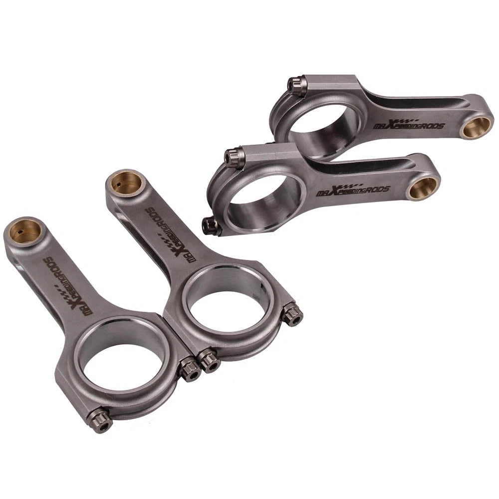 Set of 4 4340 Forged Connecting Rods + ARP Bolts for Honda Acura RSX (2002–2006)