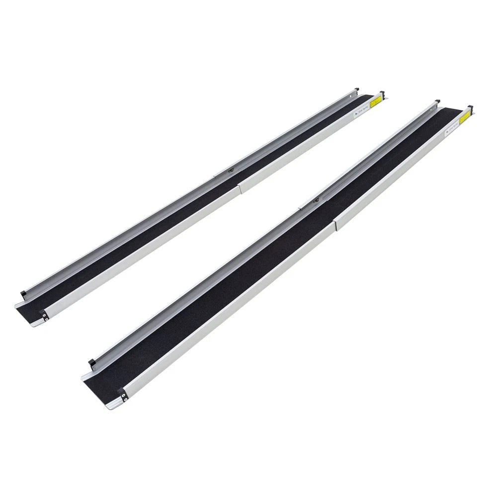 Portable Wheelchair Ramps 4' to 7' Telescoping 600 lbs Capacity