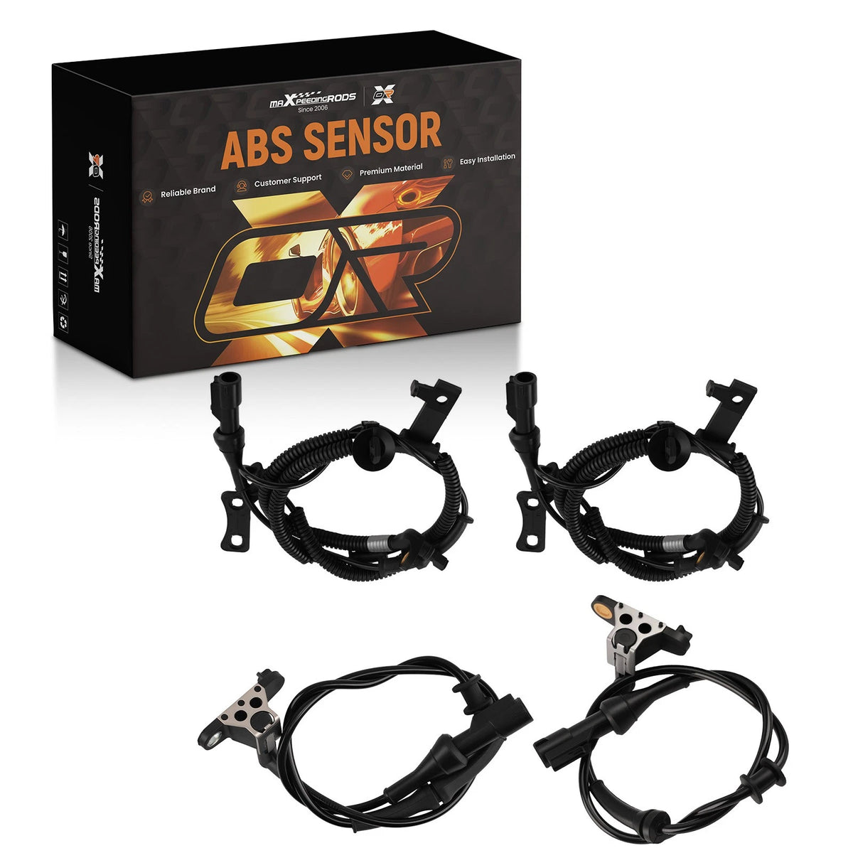 4X ABS Speed Sensor for Ford Explorer/Mountaineer (2006–2010) 8L2Z2C190B