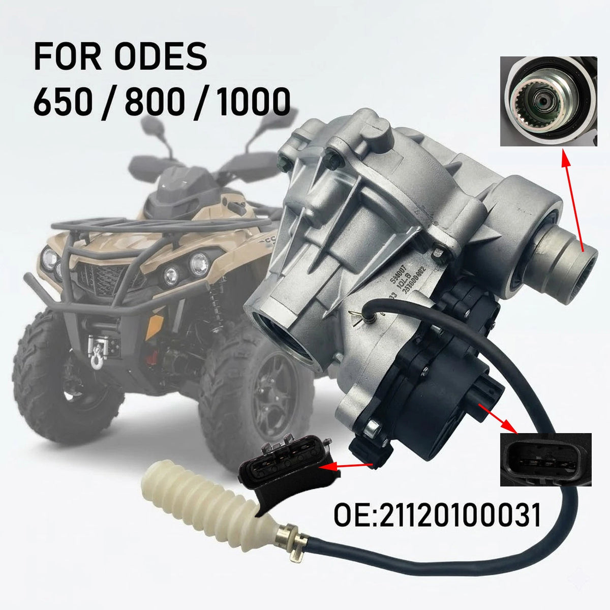 Front Differential 1000 21120100031 for ODES 650 800 1000 (2010–2023)