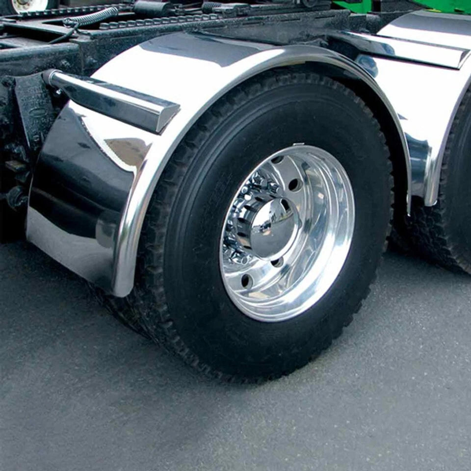 16 Gauge Stainless Steel Single Axle Fender for (80 Inch)