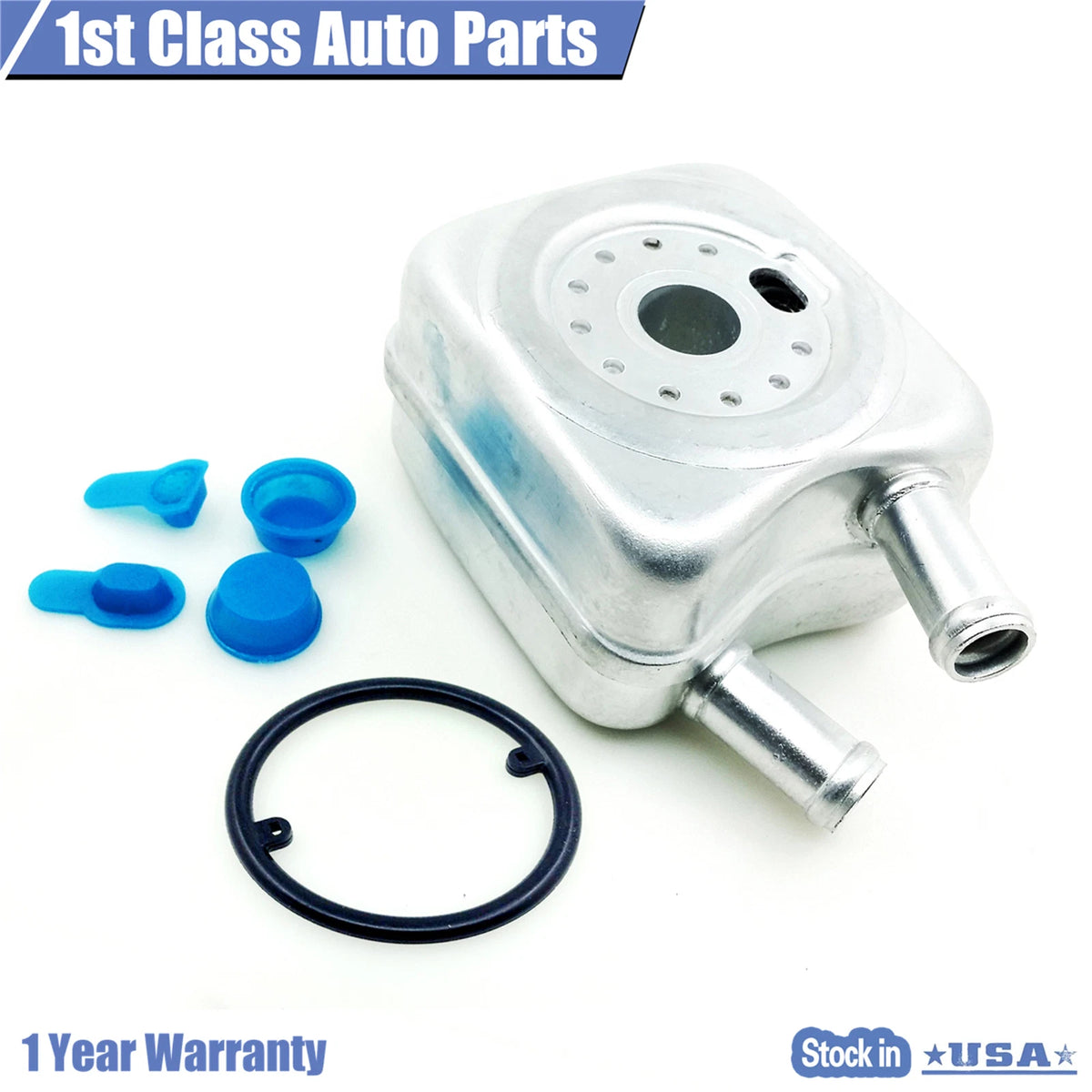 Oil Cooler + Gasket for Audi A4 TT Quattro Volkswagen Beetle Golf Jetta (2001–2006)