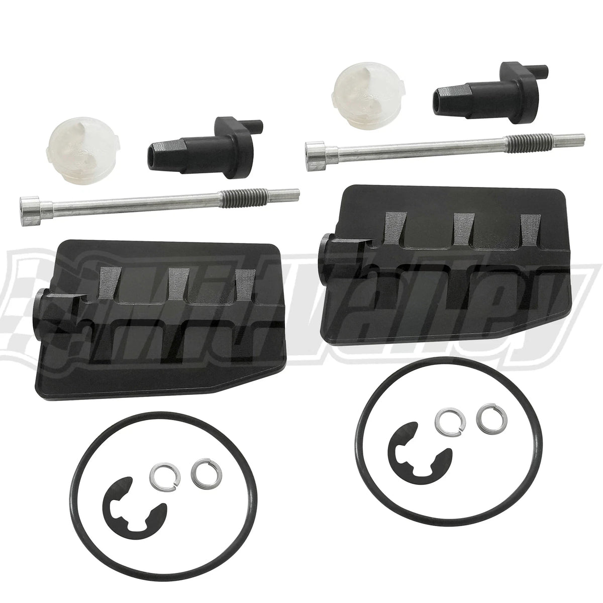 2X DISA Valve Aluminium Flap Repair Kit for BMW M54 X3 325Ci (2000–2006)