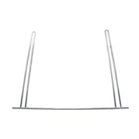 Chrome Anti-Sail Bracket for Trux TU-1031 Mud Flaps (24 X 21 Inch)
