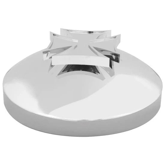 Chrome Rear Hubcap with Maltese Cross Spinner for Grand General