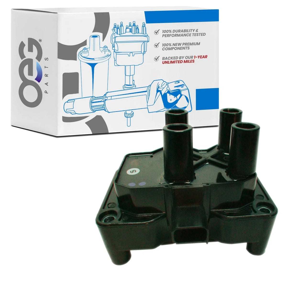 Ignition Coil for Ford Fiesta L4 1.6L (2011–2011) 4M5G-12029-ZB BE8Z-12029-Z