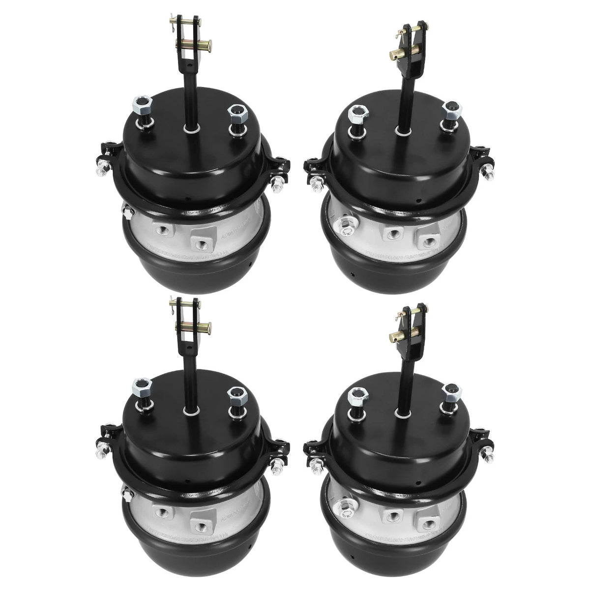 Set of 4 Long Stroke Air Brake Chamber 3030 3" 76mm for Freightliner (NT3030ELSWC)