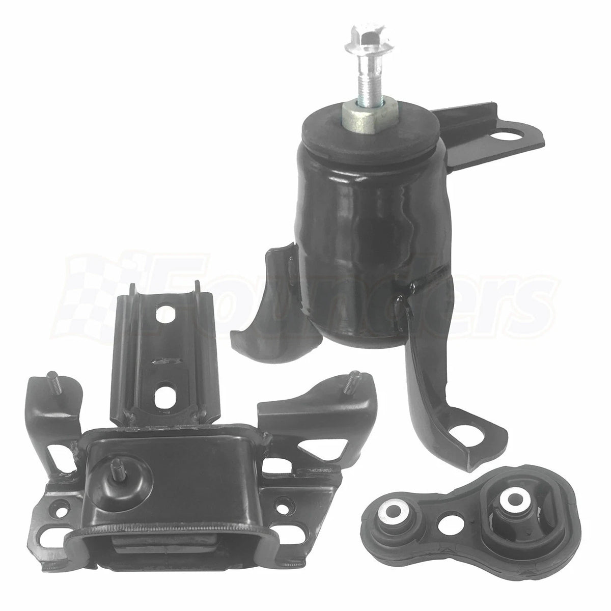 3PCS Engine and Manual Transmission Mount Set for Mazda 2 (2003–2007)