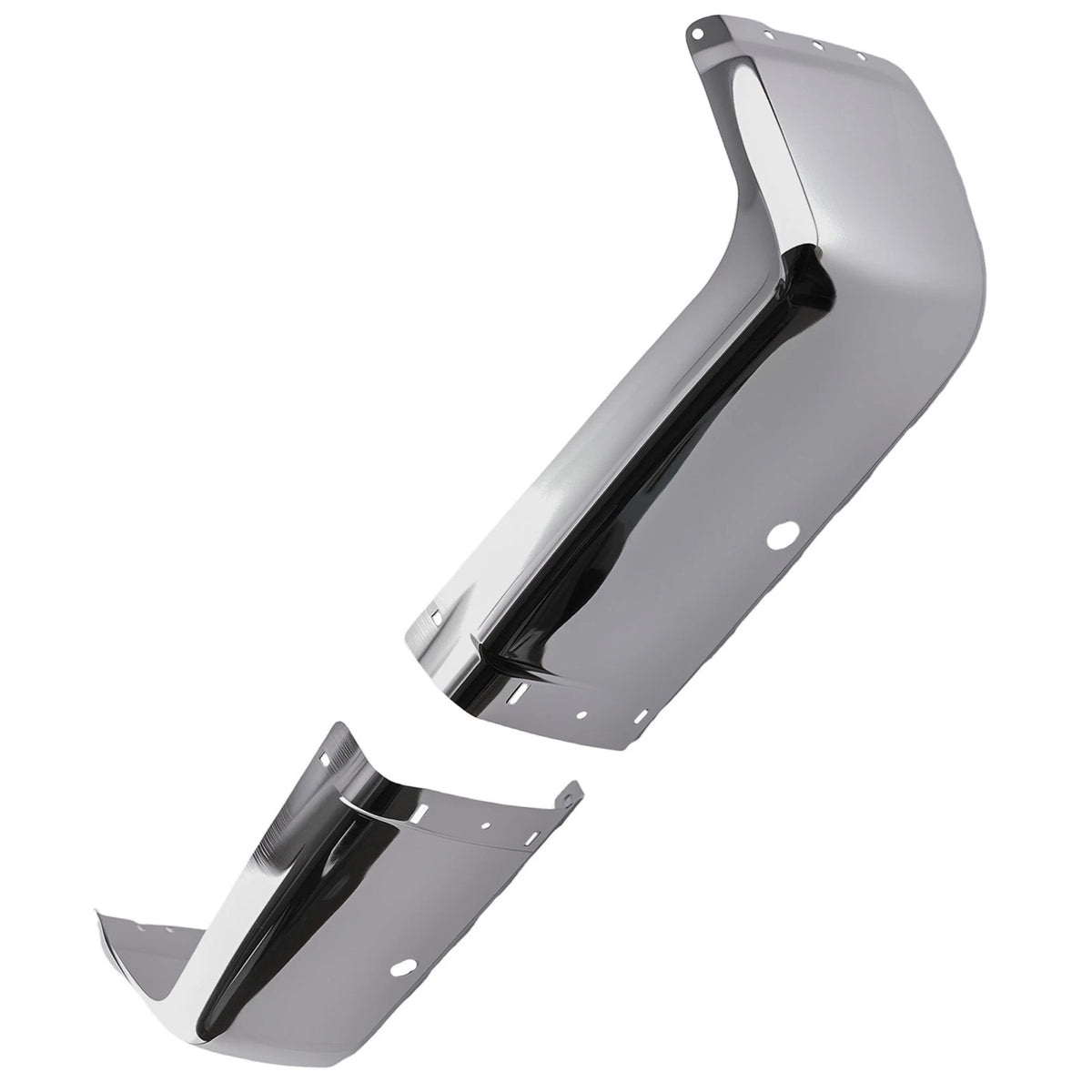 Chrome Rear Bumper Ends for Sierra 1500/2500/3500 (2007–2014) 15284306