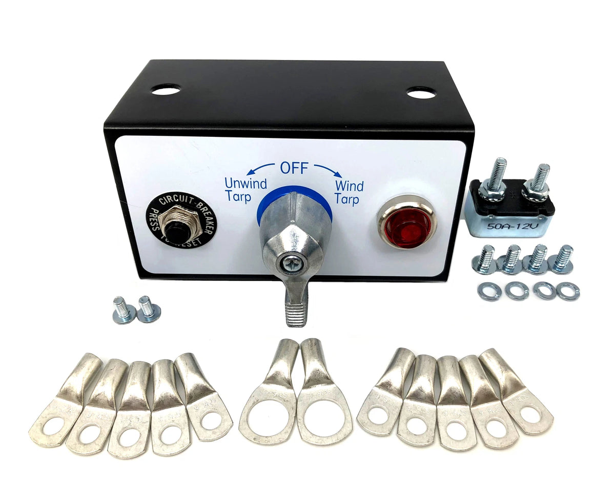 Dump Truck Flip Tarp Motor Rotary Switch Kit for MVP (12V, 50 Amps)