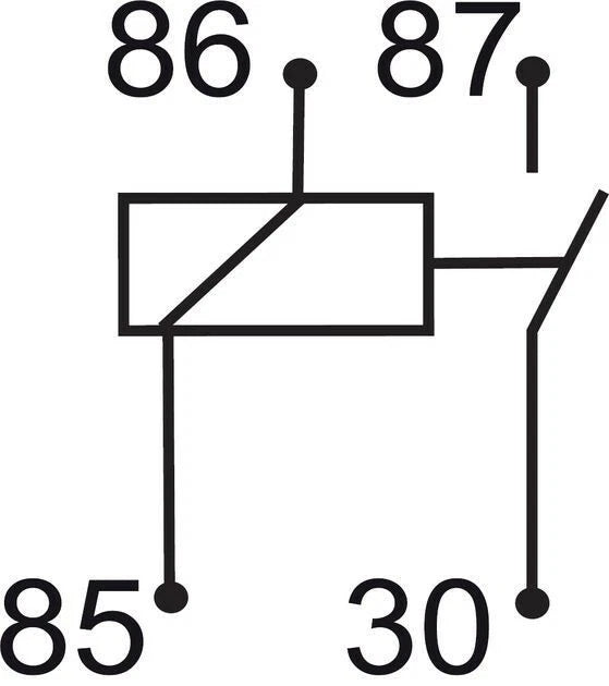 GEBE 993641 ISO 280 Ultra Micro Relay for German Vehicles (12V 20A)