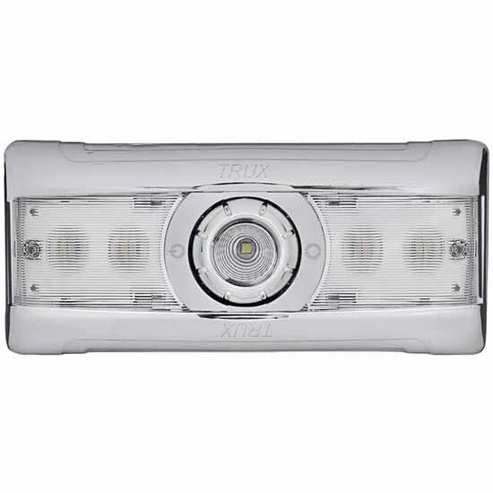 9 LED Interior Rectangular Light with Chrome Housing for