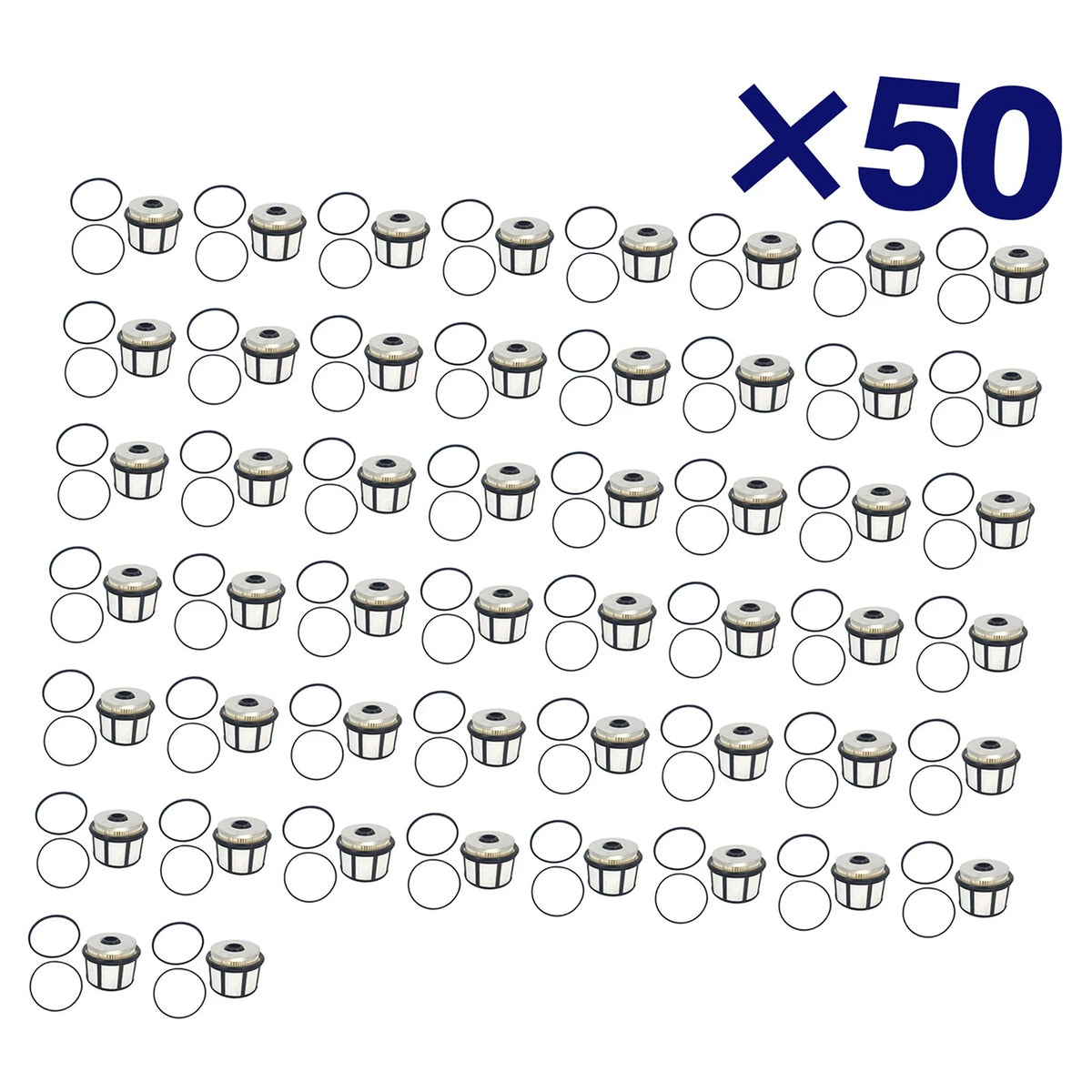 50PCS Fuel Filters for Ford F & E Series 7.3L Powerstroke Diesel (1999–2003)