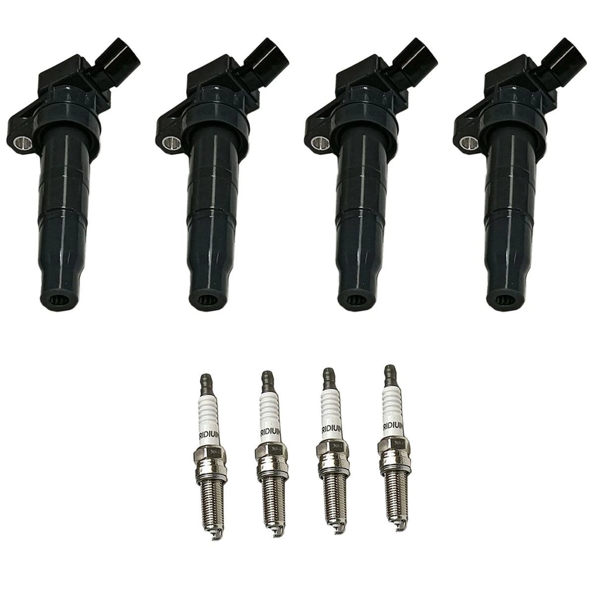 4X Ignition Coil & Spark Plug for Kia Optima, Hyundai Sonata (2011–2019)