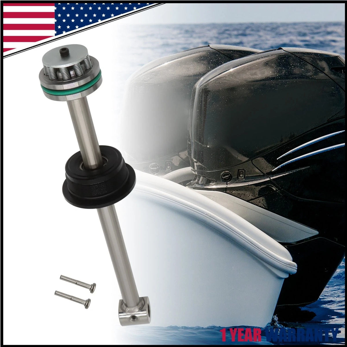 Trim Rod Kit + O-ring Kit for Mercury Verado 200-300hp L6 (200-2023)