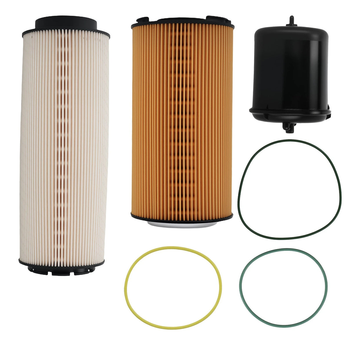 3PC Oil Fuel Filter Set for MX13 (2277129, 1922496, 2234788)