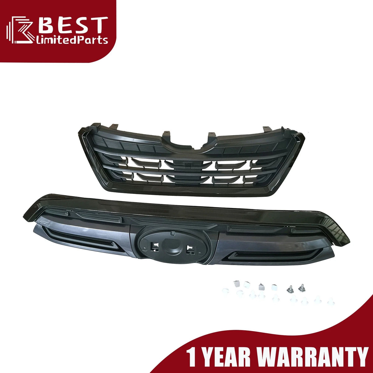 Front Bumper Grille Dark Grey Trim for Subaru Forester (2022–2023)
