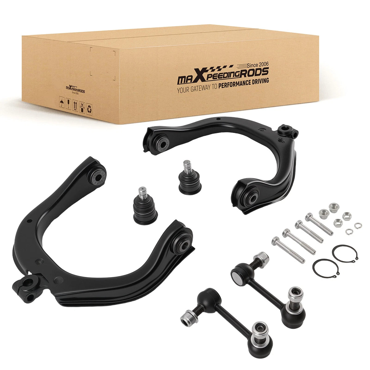 6x Front Upper Control Arm Sway Bar Link Ball Joint for Buick Rainier (2004–2007)