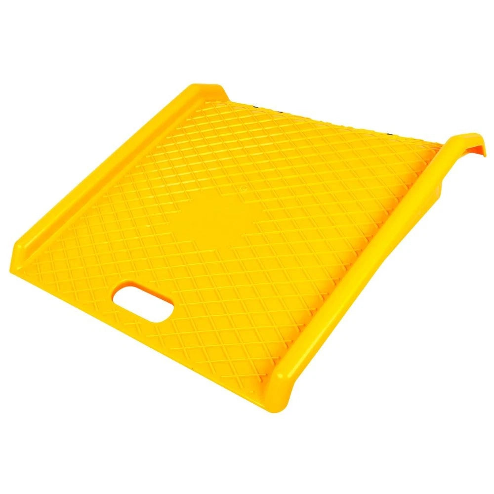 800lb Capacity Poly Curb Ramp for Delivery Vehicles (Portable)