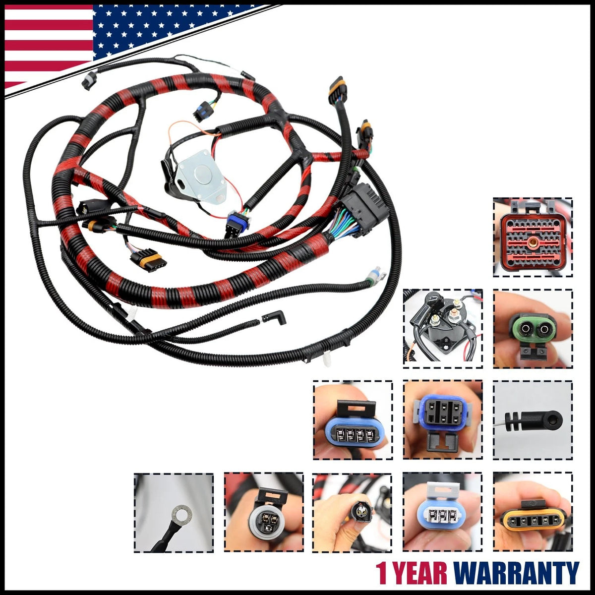 Wire Harness for Ford F250 F350 7.3L Turbo (1994–1996) F6TZ9A451F