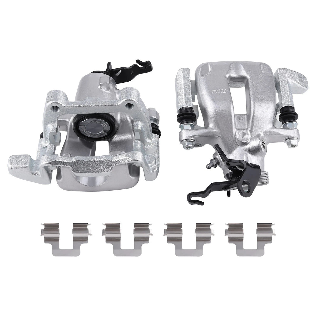 Rear Disc Brake Calipers w/Bracket Pair for Volkswagen Jetta (2009–2010)