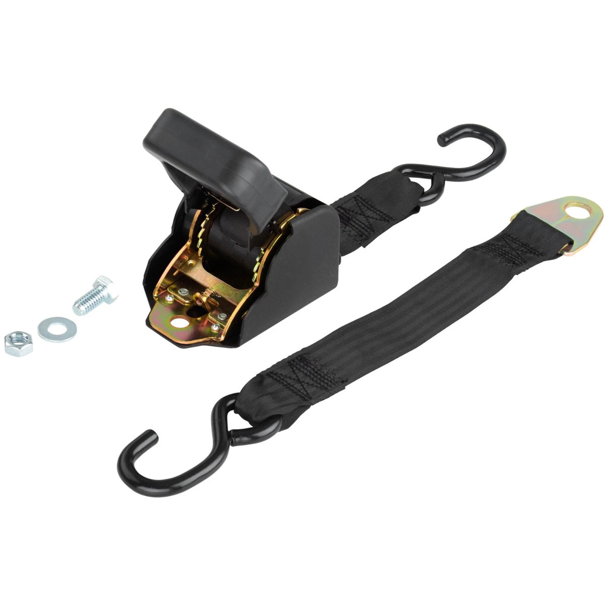 Retractable Tie-Down Ratchet Strap for Universal Use (10 ft)