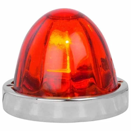 Flush Mount Watermelon Glass Marker Clearance Light Kit for