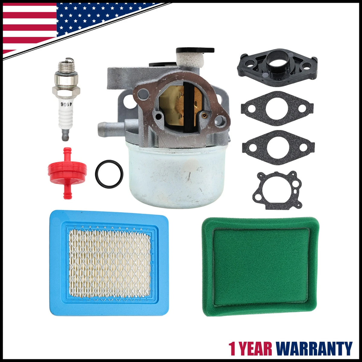 Carburetor Kit for Toro Briggs & Stratton 124L02-0115-F1