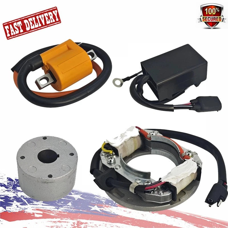 Stator Flywheel Rotor CDI Ignition Coil Kit for Suzuki RM 80 85 (1980–1985)