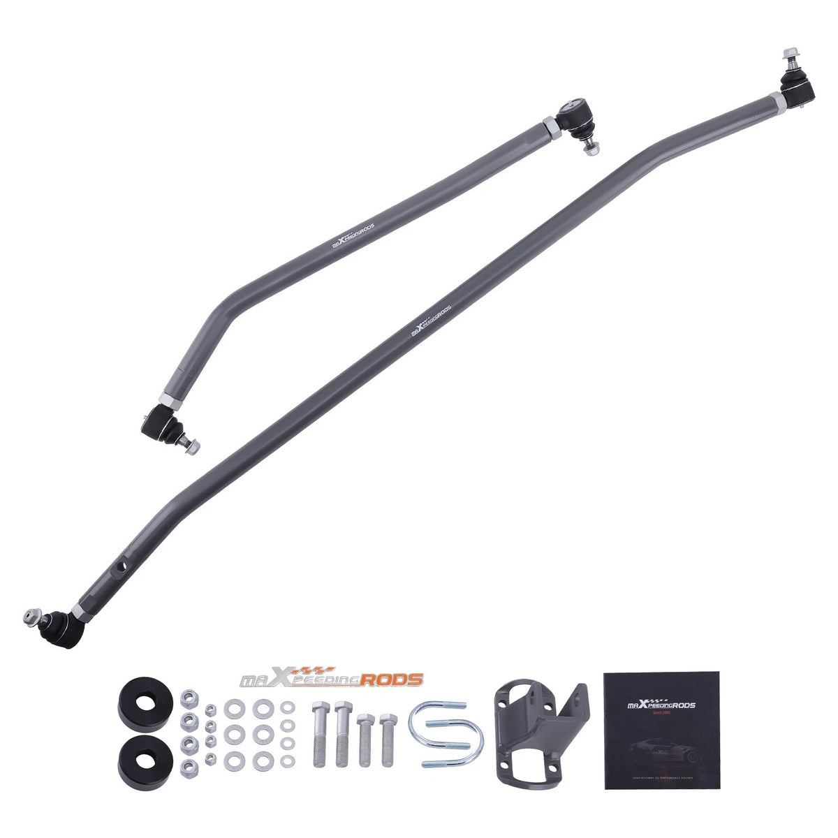 4WD Front Steering Linkage Drag Link Tie Rod Kit for Dodge Ram 2500 3500 (1994–1999)