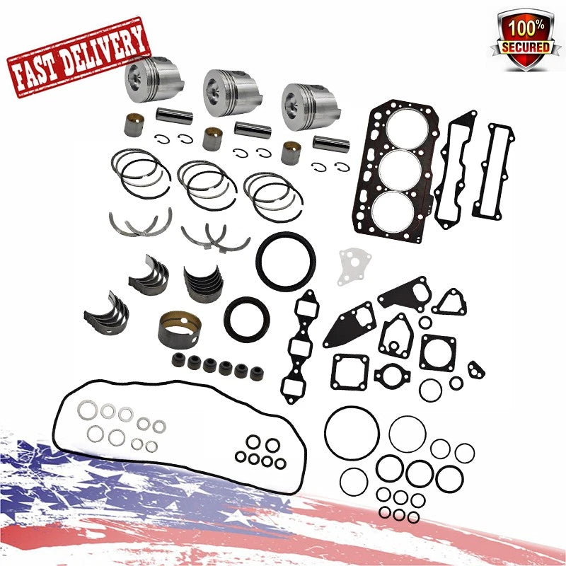 Overhaul Rebuild Kit for Yanmar 3TNV88 Engine (3TNV88C)