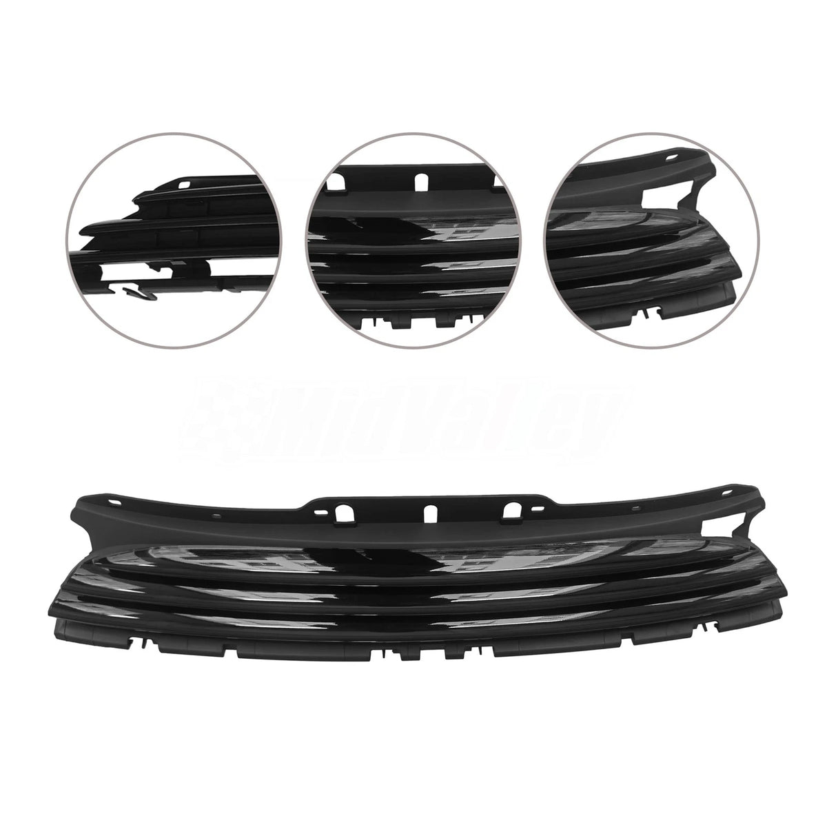 Hood Molding Grille for Mini Cooper (2011–2015) - Glossy Black